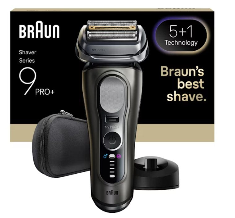 Máquina Braun Series 9 Pro+ 9615s De Afeitar De Láminas Recortadora Negro, Gris 8700216554237