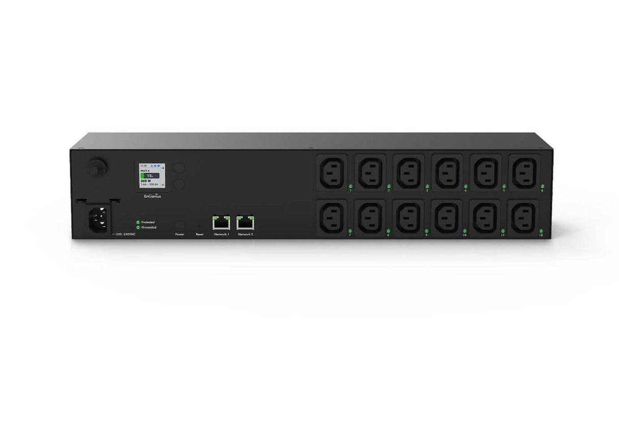 Pdu 2u Regleta Alimentaci N Inteligente Gesti N Cloud Programaci N Consumos Protecci N Sobretensiones Alertas 12 Salidas C13
