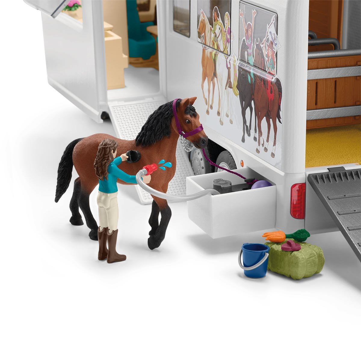 Schleich Horse Club Transportador De Caballos, Vehículo De Juguete