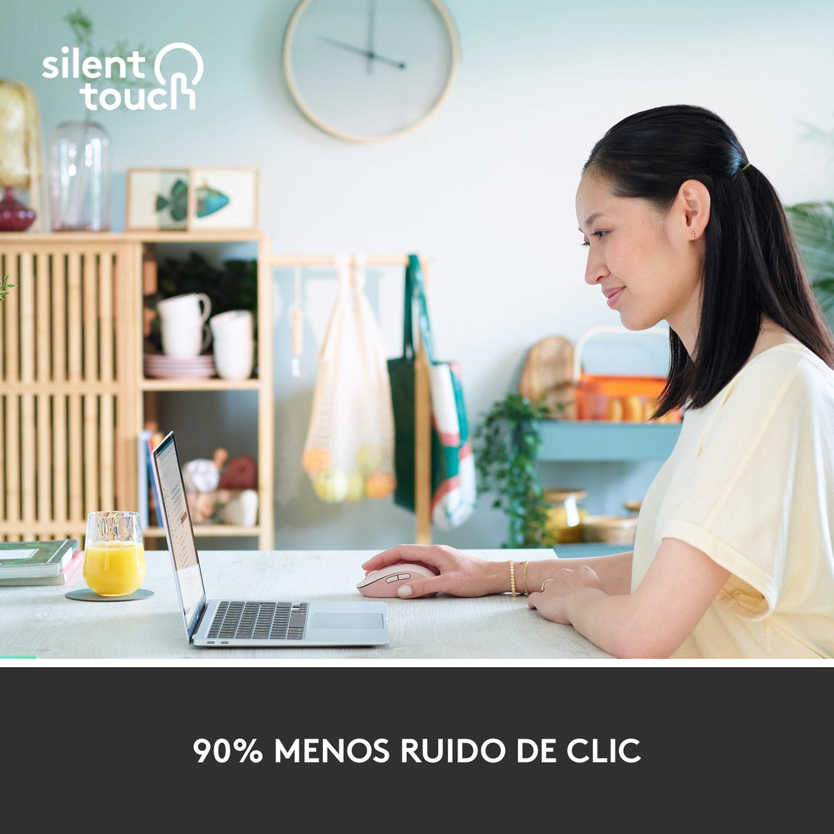 Logitech Raton Inalambrico Signature M650 Rosa 910-006237