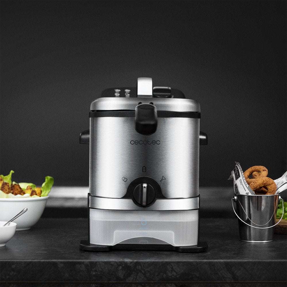 Freidora Cecotec Cleanfry 3000 Profilter/ 2000w/ Capacidad 3l