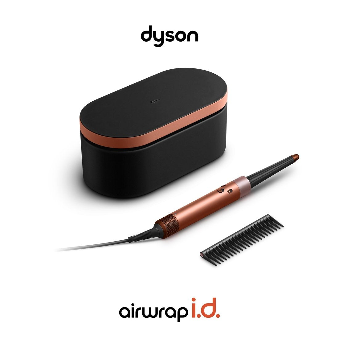 EAN 5025155119693 - Dyson Airwrap ID Straight + Wavy Herramienta de peinado con múltiples accesorios Caliente Negro, Oro rosa imagen 2