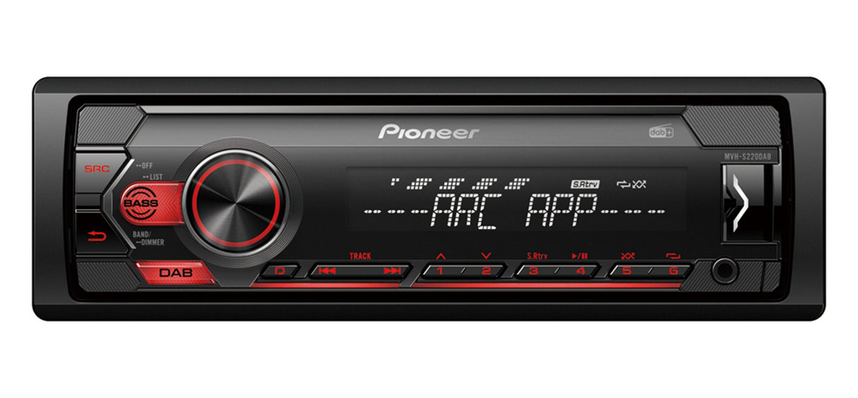 Pioneer Mvh-S220dab Receptor Multimedia Para Coche Negro 200 W