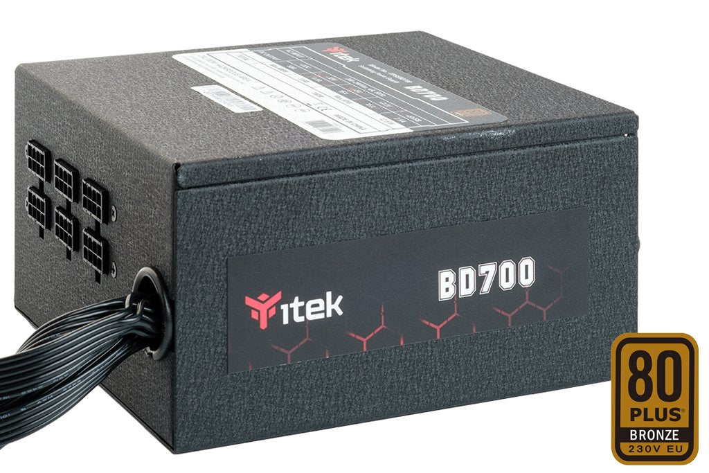 Fuente De Alimentación Itek Bd700 700 W 24-Pin Atx Atx Negro