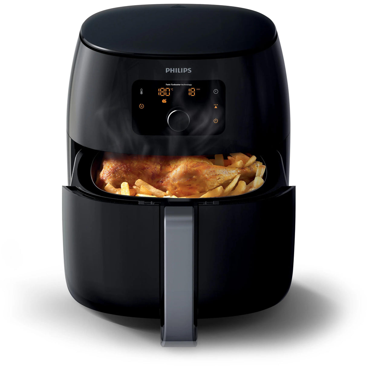 EAN 8710103862772 - Philips Avance Collection HD9650/90 freidora Sencillo Independiente 2225 W Freidora de aire caliente Negr imagen 8