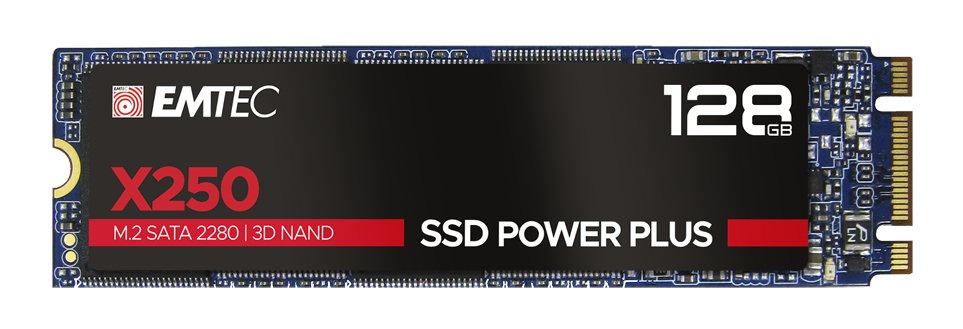 Disco Ssd Emtec 128gb X250 M.2 Gb Serial Ata Iii 3d Nand