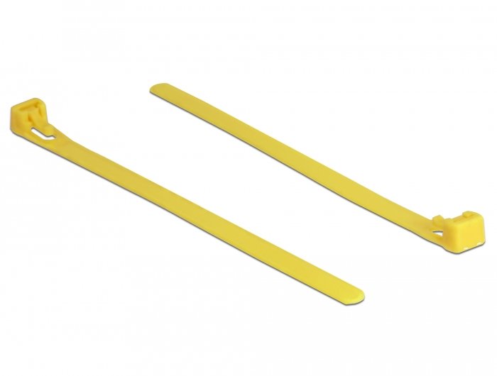 Delock 18760 Bridas Reutilizables Resistentes Al Calor La 150 X An 7,5 Mm 100 Piezas Amarillo