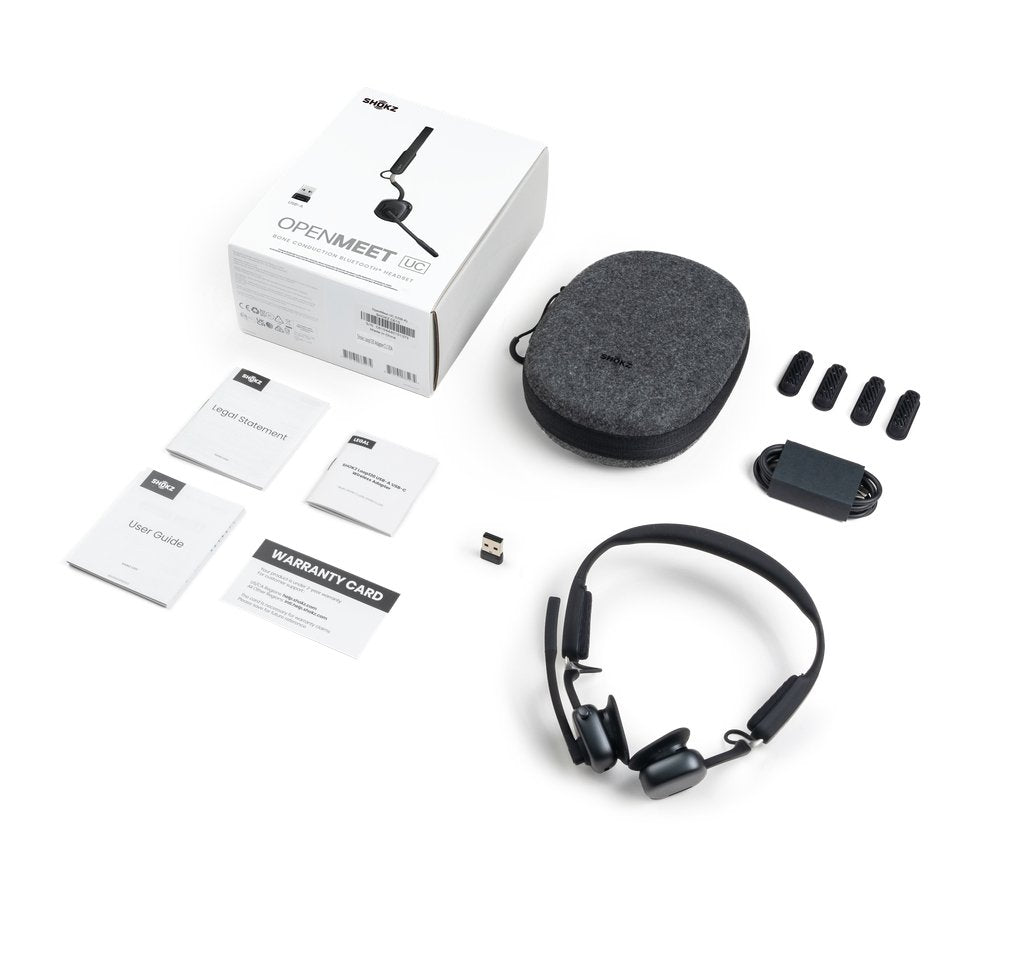 Auriculares Shokz Openmeet Bluetooth Knochenschall Usb A Dongle