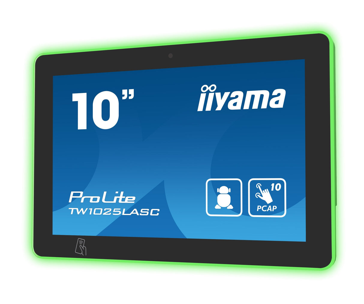 Iiyama Tw1025lasc-B1pnr Pantalla Para Sala De Reuniones 25,6 Cm (10.1") 1280 X 800 Pixeles Led 802.11b, 802.11g, Wi-Fi 4 (802.11n) Negro Plástico Bluetooth