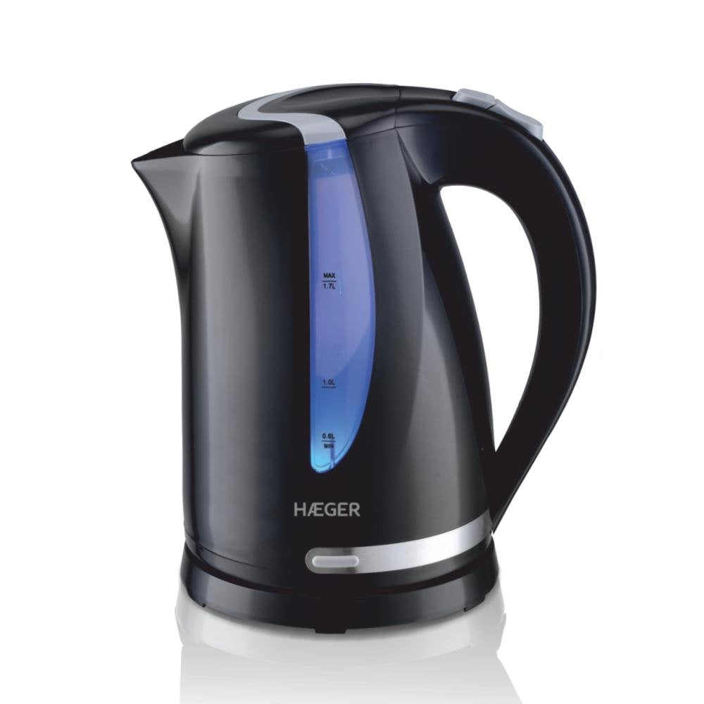 EAN 5608475014819 - Haeger EK-22B.023A tetera eléctrica 1,7 L 2200 W Negro imagen 1
