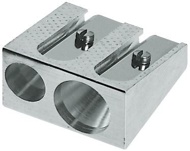 Faber Castell Afilalápices Doble 50-34 Metal Plata