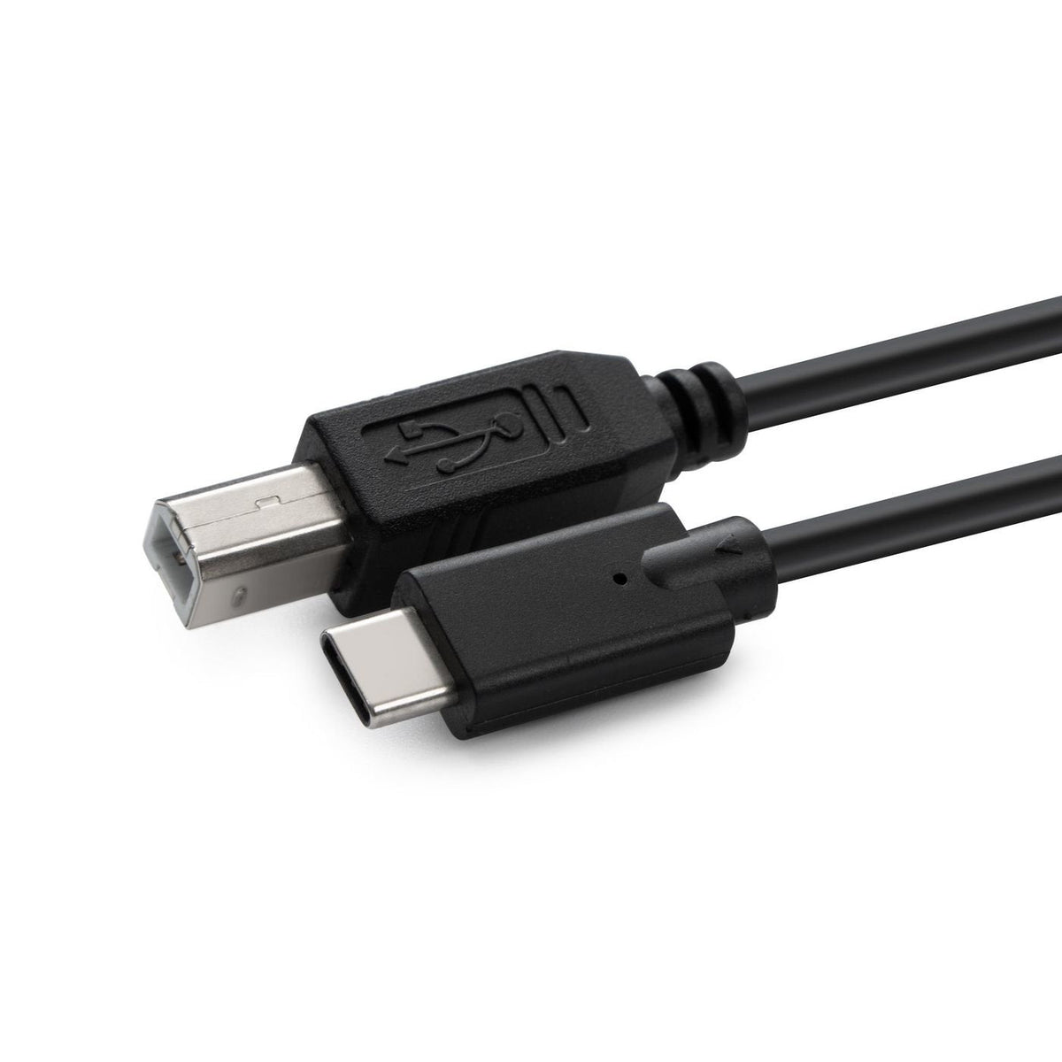 Usb 2.0 Plug (Type B) > Usb-C Plug Cable, Black, 1 M - Usb 2
