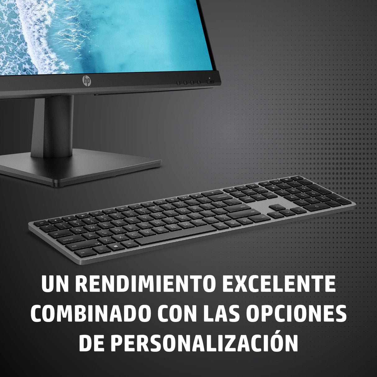 Teclado Español Hp Inalámbrico De Modo Dual 975