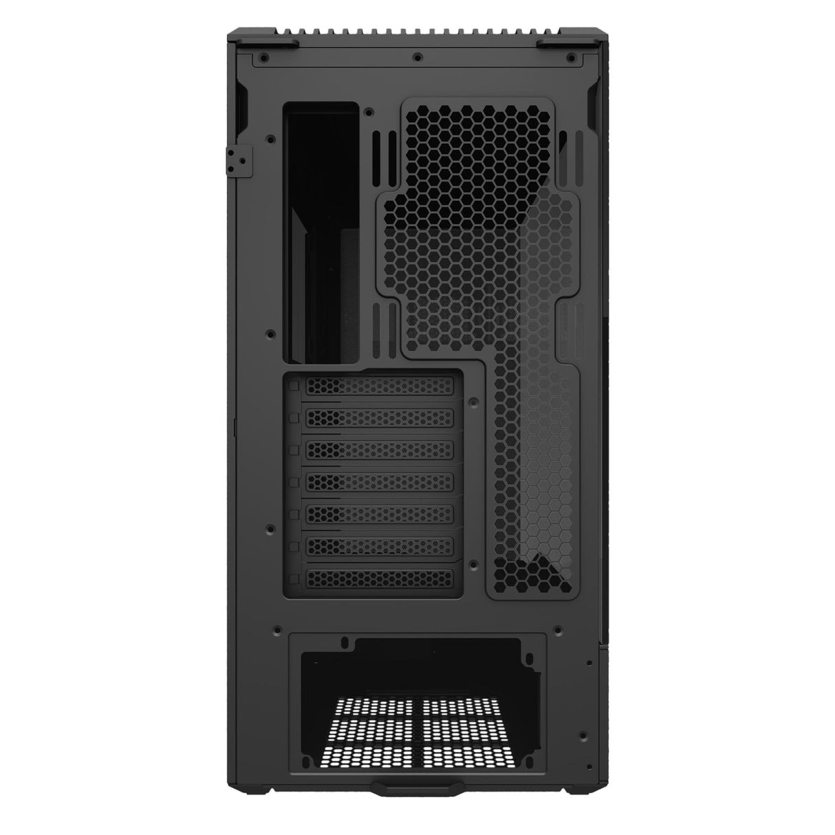 Caja Atx Semitorre Abysm Arian Frame A400 Black 1x3.5" 1x2.5" Usb-C Gpu Max 420mm