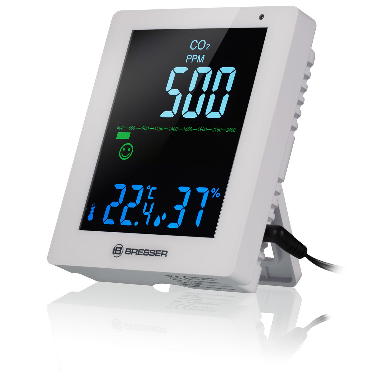 EAN 4007922071381 - Bresser Optics 7004020GYE000 medidor de calidad del aire Blanco imagen 1