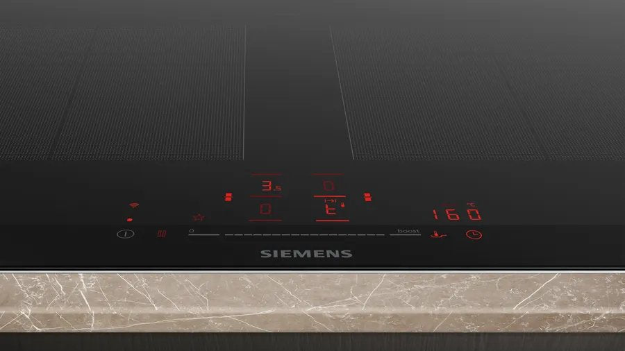 Siemens Ex275hxc1e Hobs Aluminio, Negro Integrado 90 Cm Con Placa De Inducción 4 Zona(S)