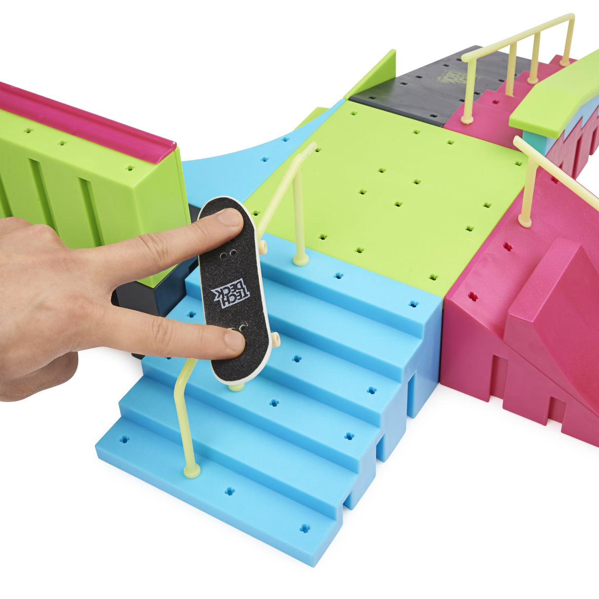 Spinmaster Tech Deck - Neon Mega Park (Mit Zwei Fingerboards, X-Connect) 6063752