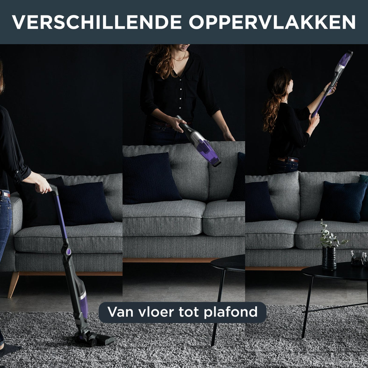 EAN 3221616044364 - Rowenta X-Trem Compact RH1238 Aspiradora escoba Batería Secar Sin bolsa 0,4 L Púrpura imagen 4