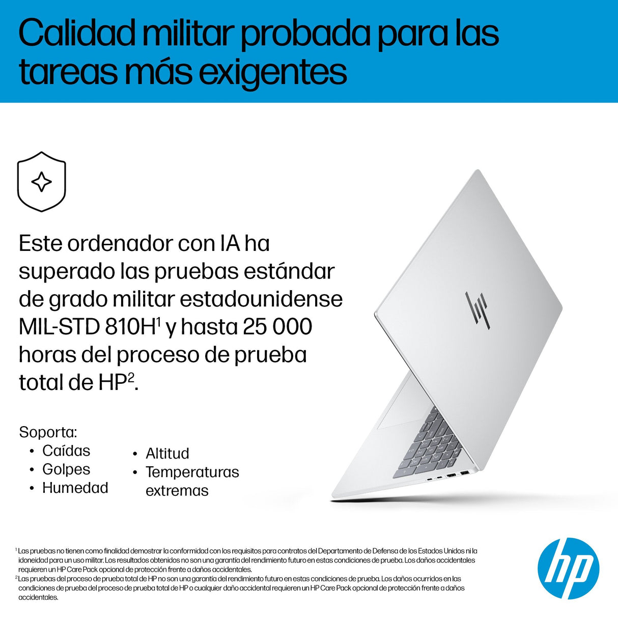 Portátil Hp Omnibook 7 Ai 16 Ay0006ns 16 " Ultra 7 255u 32gb 1tb Geforce Rtx 4050 W11 Plata Glaciar
