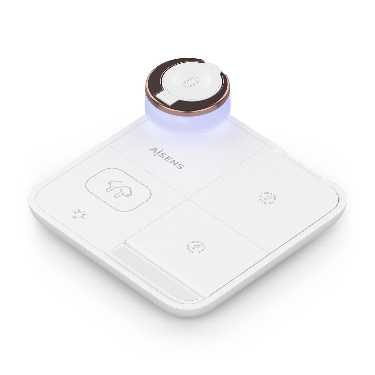 EAN 8435739903483 - AISENS ASCH-15W4WC061-W cargador de dispositivo móvil Auriculares, Smartphone, Reloj inteligente Cargador imagen 1