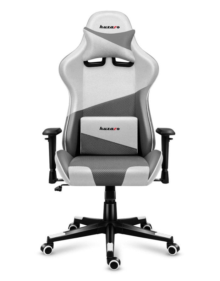 EAN 5903796012989 - Huzaro Force 6.2 Silla para videojuegos de PC Asiento (de seguridad) de butaca Gris, Blanco imagen 2