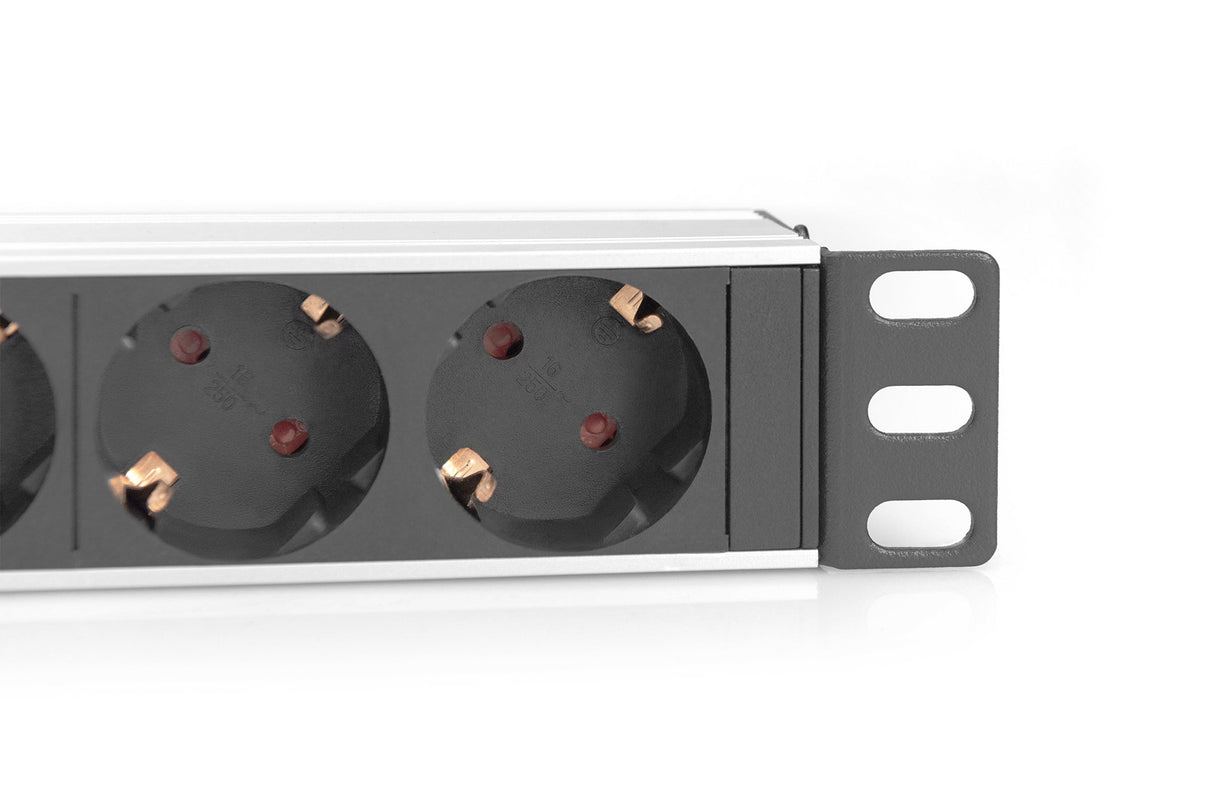 EAN 4016032474777 - Digitus DN-95418 unidad de distribución de energía (PDU) 4 salidas AC 0U/1U Negro imagen 4