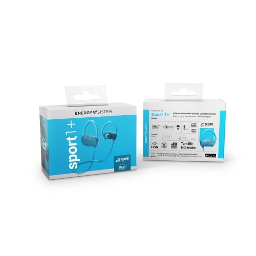 EAN 8432426451791 - Energy Sistem Sport 1+ Ocean Auriculares Inalámbrico gancho de oreja Deportes USB Tipo C Bluetooth Azul imagen 5