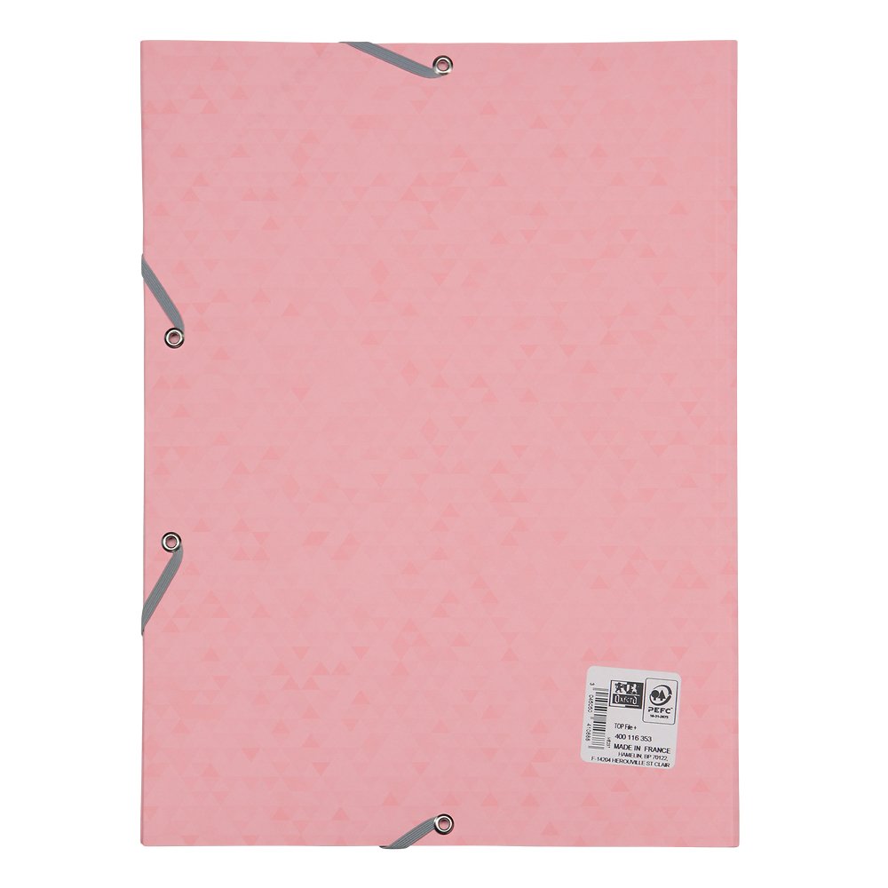 Oxford Eckspanner Top File Din A4 Pastell-Rosa - A4