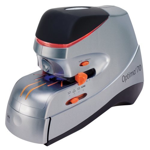 Rapid Grapadora Eléctrica Optima 70 Plata / Negro