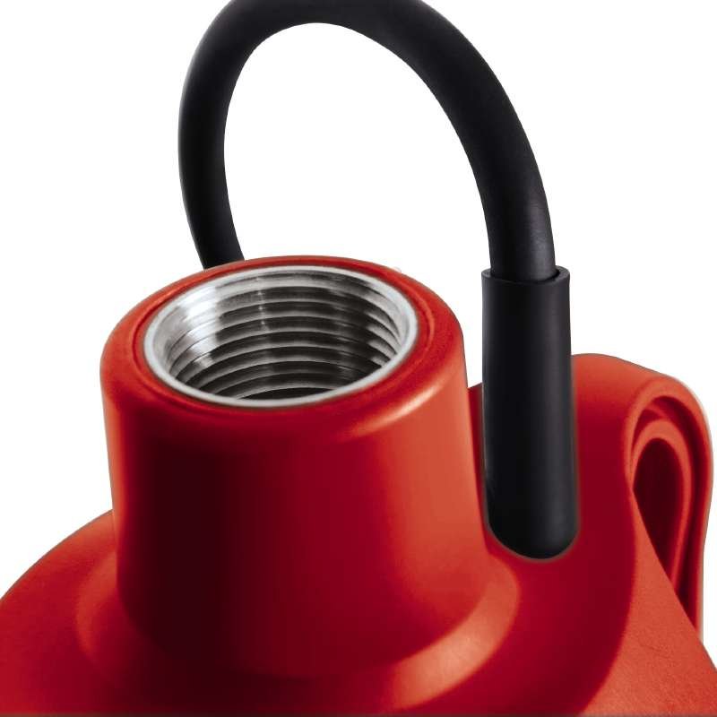 Bomba Einhell Gc-Dw 900 N Sumergible 7 M, Bombas Presión E Inmersión Rojo/Plateado, Rojo, Acero Inoxidable, 7 M, 32 M, 230 V, 50 Hz
