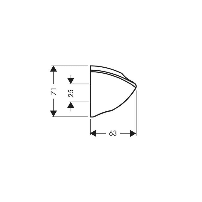 Hansgrohe Shower Holder Porter C Chrome