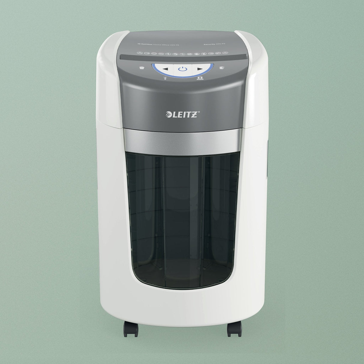 Leitz Iq Optimax Home Office 225 Triturador De Papel Microcorte 58 Db Gris, Blanco