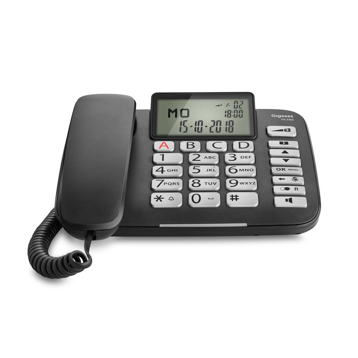 Gigaset Dl580 Grosstastentelefon - Negro