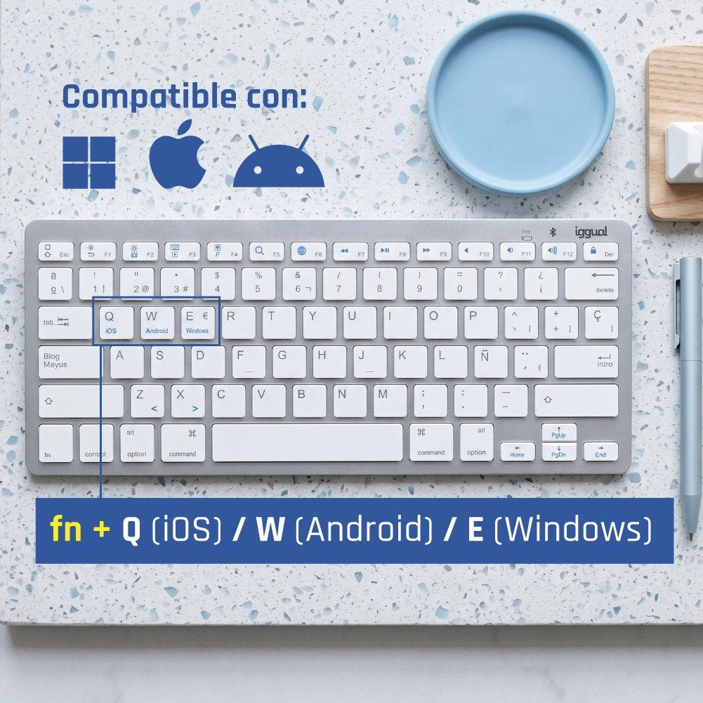 EAN 8435364316788 - iggual TKL-BK teclado Universal QWERTY Español imagen 5