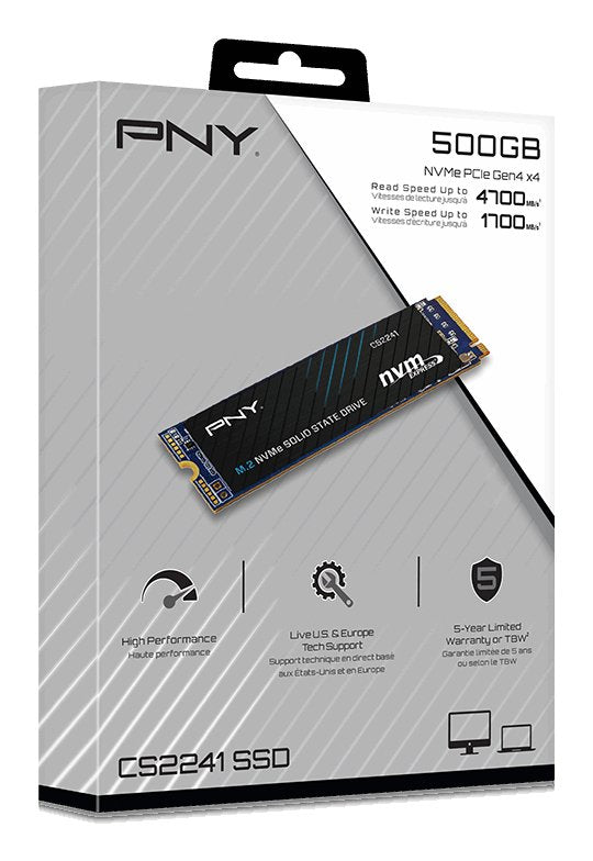 EAN 0751492771748 - PNY CS2241 1TB M.2 NVME PCI Express 4.0 3D NAND imagen 5