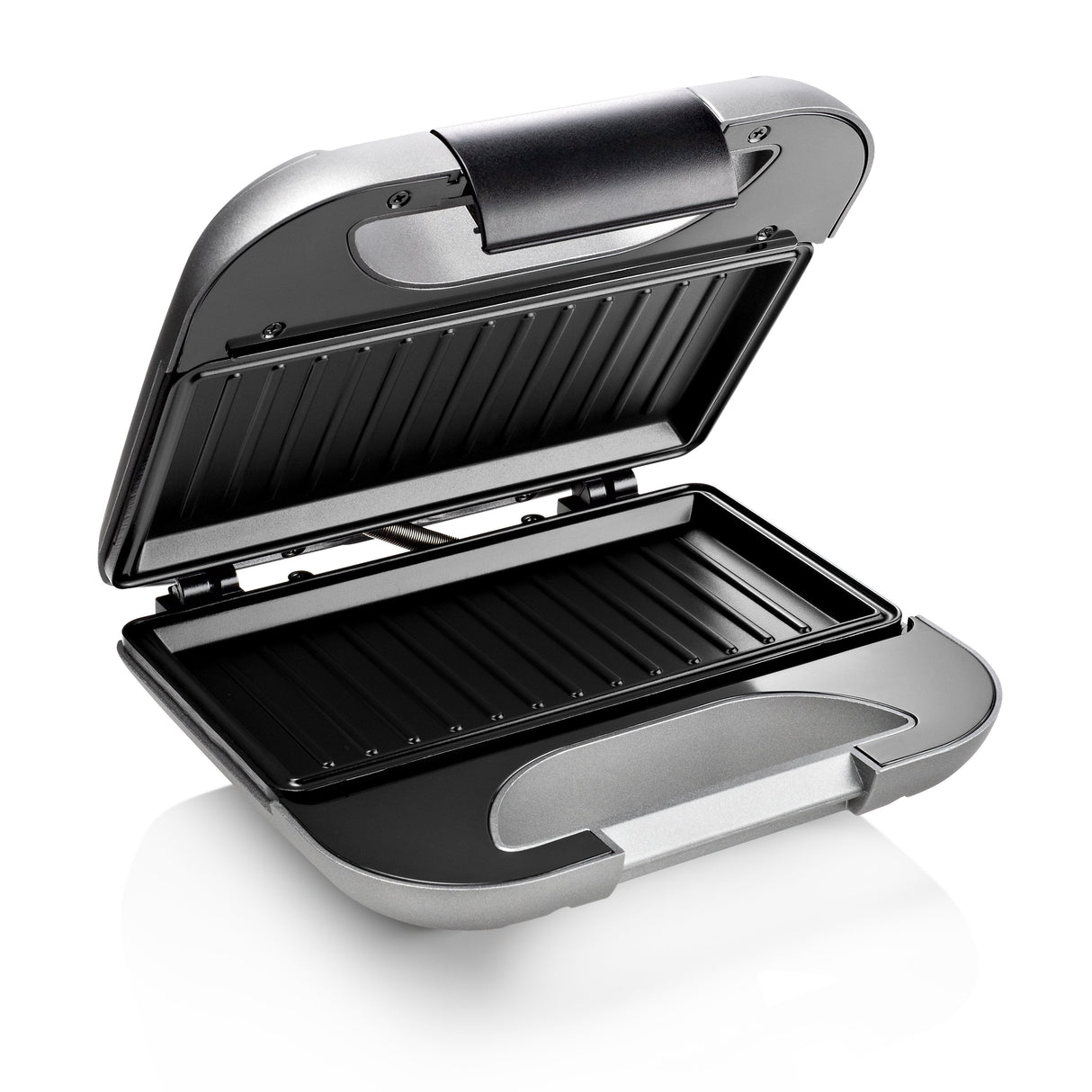 EAN 8713016082497 - Princess 127003 sandwichera 750 W Negro, Plata imagen 3