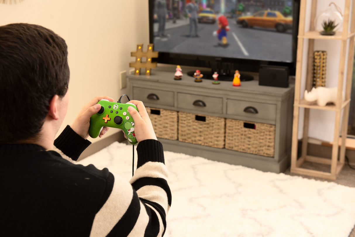 Mando Wired Controller Nintendo Switch Súper Mario Yoshi Usb 2.0 1.8m