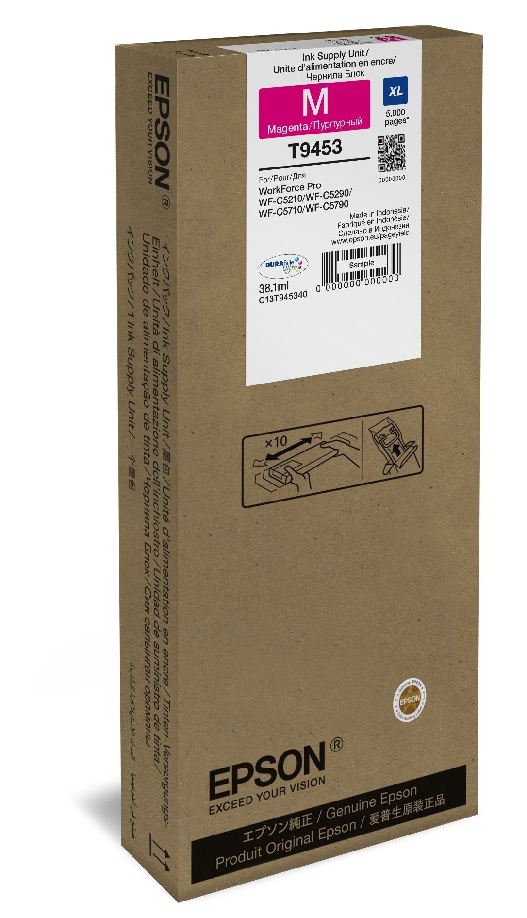 EAN 8715946645360 - Epson C13T945340 cartucho de tinta 1 pieza(s) Original Alto rendimiento (XL) imagen 2