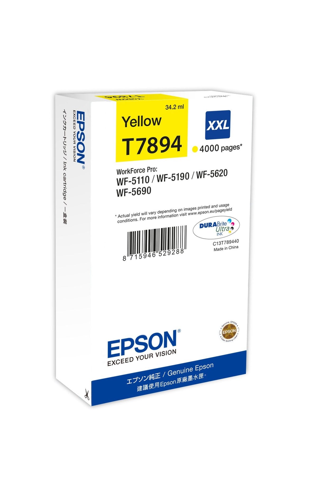 EAN 8715946529288 - Epson T7894 cartucho de tinta 1 pieza(s) Original Extra (Súper) alto rendimiento imagen 1