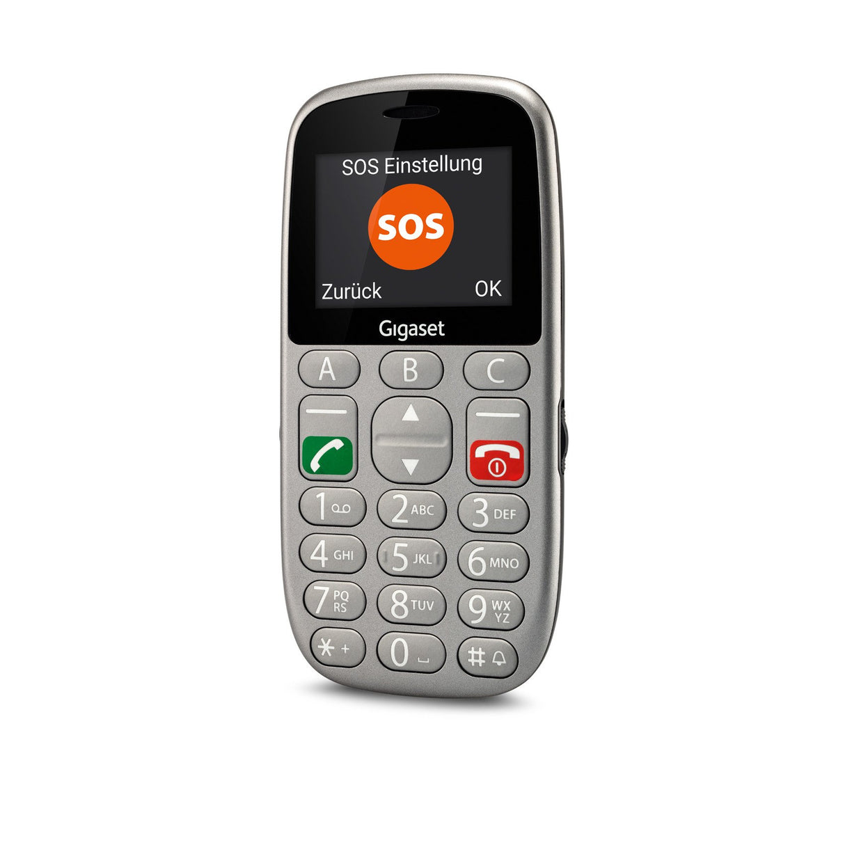 EAN 4250366857985 - Gigaset GL390 5,59 cm (2.2") 88 g Gris Teléfono para personas mayores imagen 7