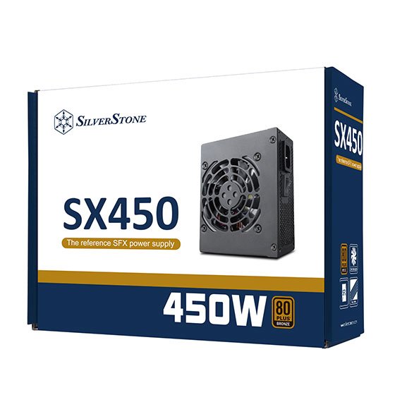 Fuente De Alimentación Sfx Silverstone 450w 80+ Sst-Sx450-B