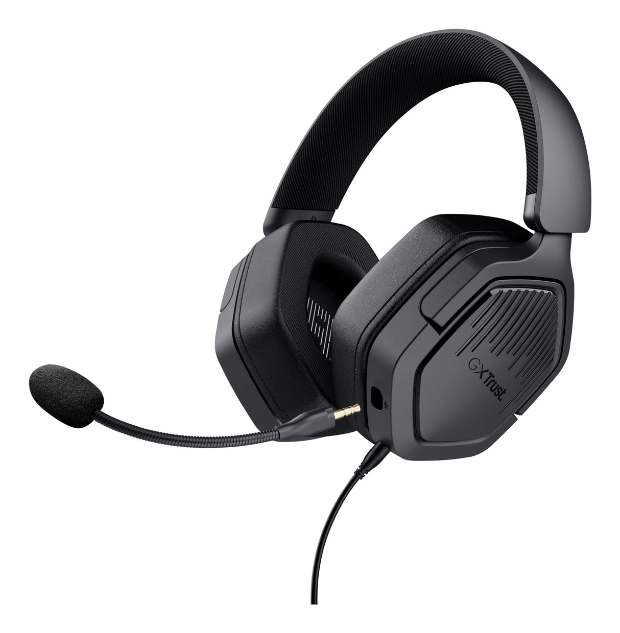 Auriculares Gaming Con Micrófono Trust Gaming Gxt 492 Carus Jack 3.5 Negros