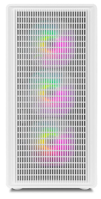 Caja Nox Semitorre Mesh Infinity Iota Argb Blanca Usb 3.0