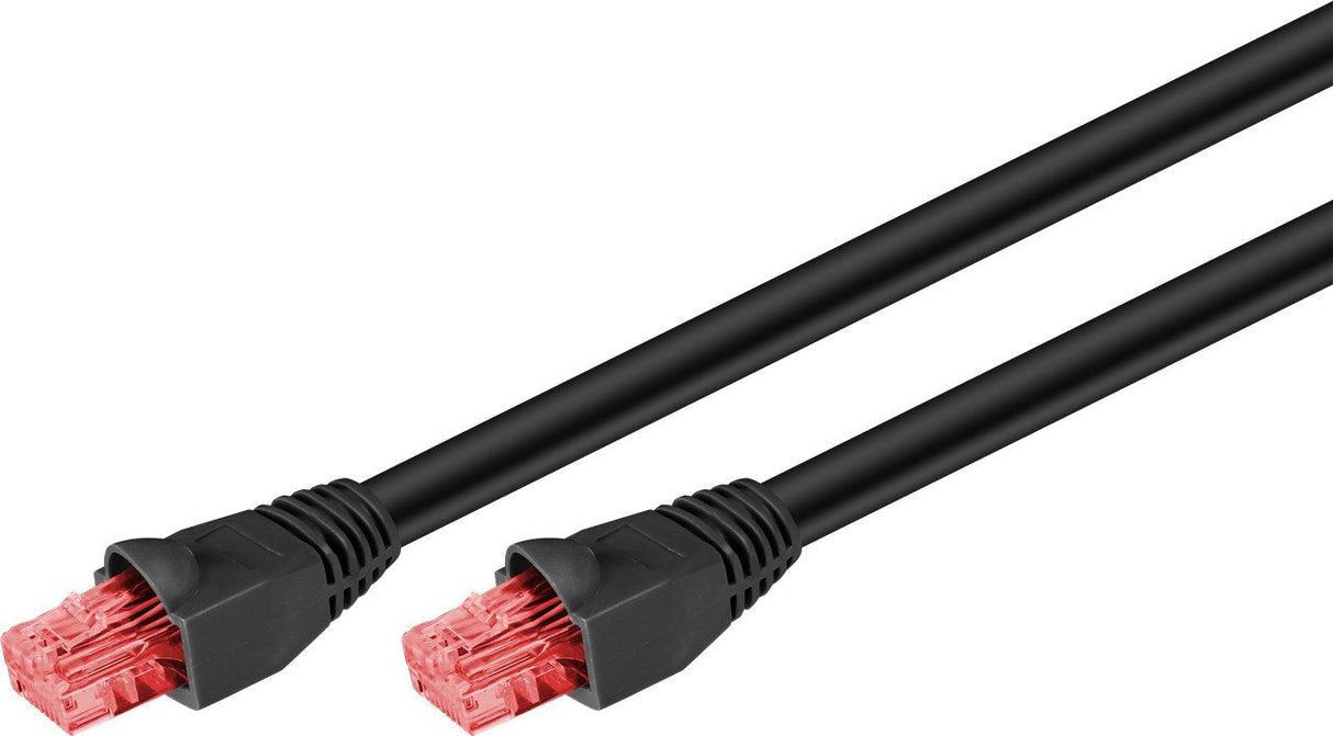 Goobay 55436 Cable De Red 40 M Cat6 U/Utp (Utp) Negro