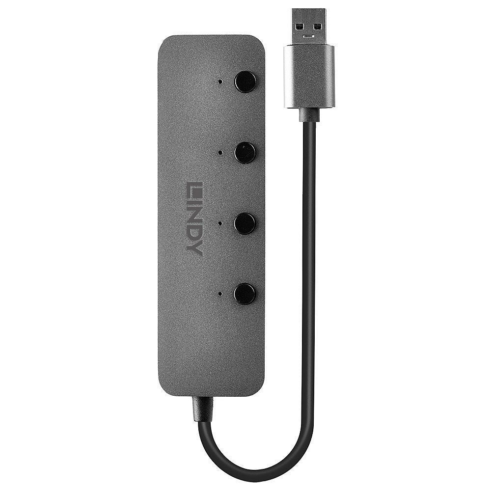 EAN 4002888433099 - Lindy 43309 hub de interfaz USB 3.2 Gen 1 (3.1 Gen 1) Type-A 5 Mbit/s Gris imagen 5