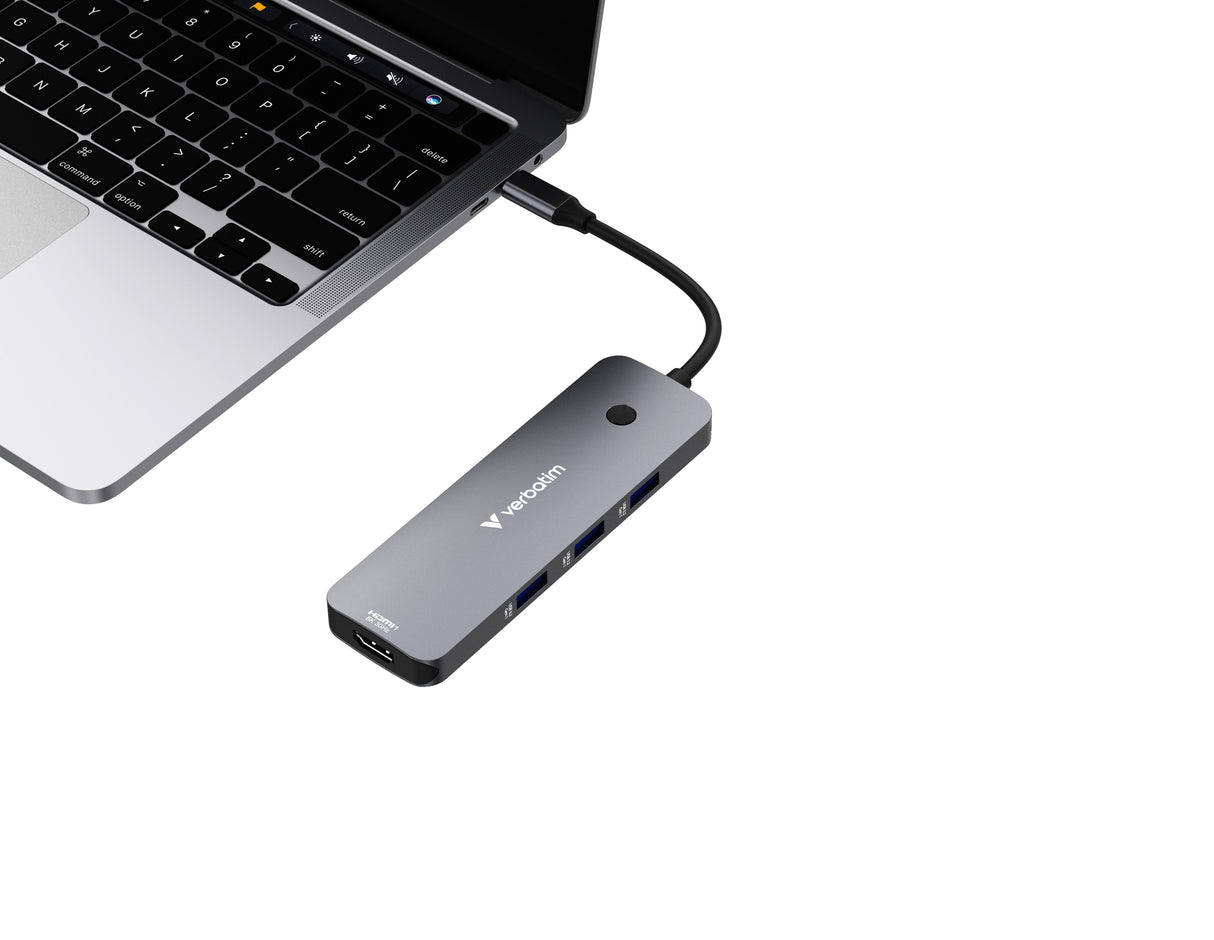 EAN 0023942321514 - Verbatim CMH-08 USB Tipo C 5000 Mbit/s Plata imagen 3
