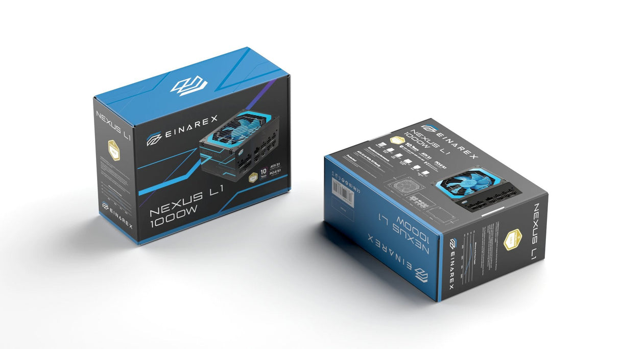 Fuente Alimentacion Atx 1000w Einarex Nexus L1 80+ Gold Atx 3.1