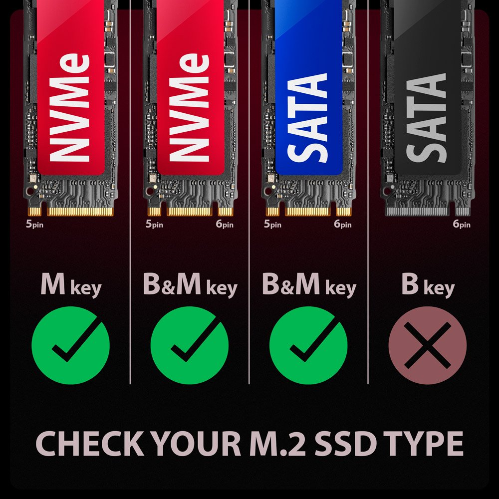 EAN 8595247908544 - Axagon EEM2-GAM, USB-C 10Gbps - NVMe & SATA SSD GAME M.2 box, bezšroubkový Caja externa para unidad de es imagen 20