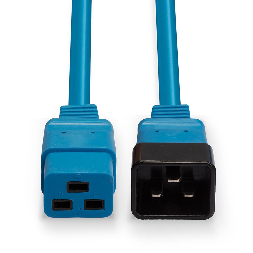 EAN 4002888301206 - Lindy 30120 cable de transmisión Azul 1 m C19 acoplador C20 acoplador imagen 4