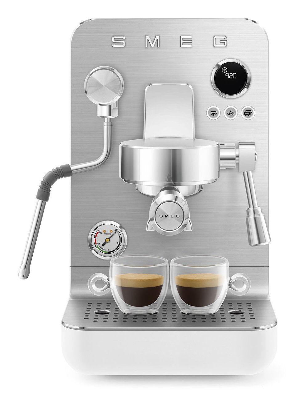 Smeg Espresso Coffee Machine Collection White Emc02whmeu
